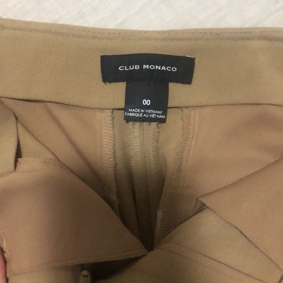 Club Monaco self buckle high waisted pants - Picture 4 of 5